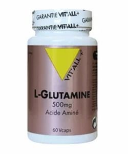 L-Glutamine 500mg, 60 capsules